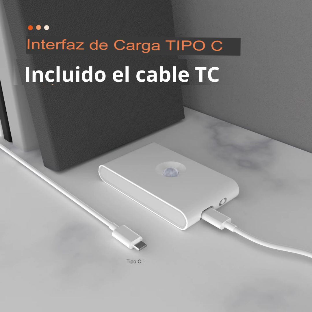 KIT DE 2 PIEZAS DE LUZ PARA NOCHE INTELIGENTE CON SENSOR