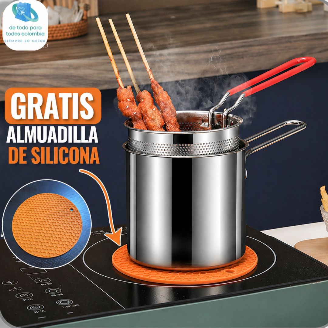 ✔ OLLA MULTIUSOS 4 PIEZAS DE 1.2 LITROS ✔