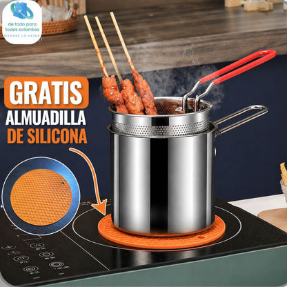 ✔ OLLA MULTIUSOS 4 PIEZAS DE 1.2 LITROS ✔