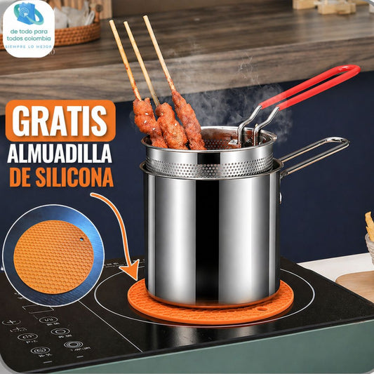 ✔ OLLA MULTIUSOS 4 PIEZAS DE 1.2 LITROS ✔