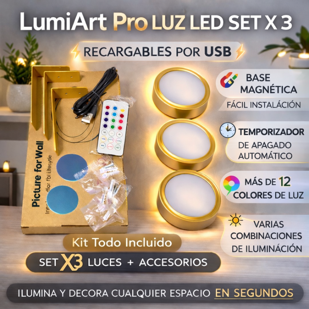 LumiArt Pro LUZ LED SET X 3 – shopping colombia