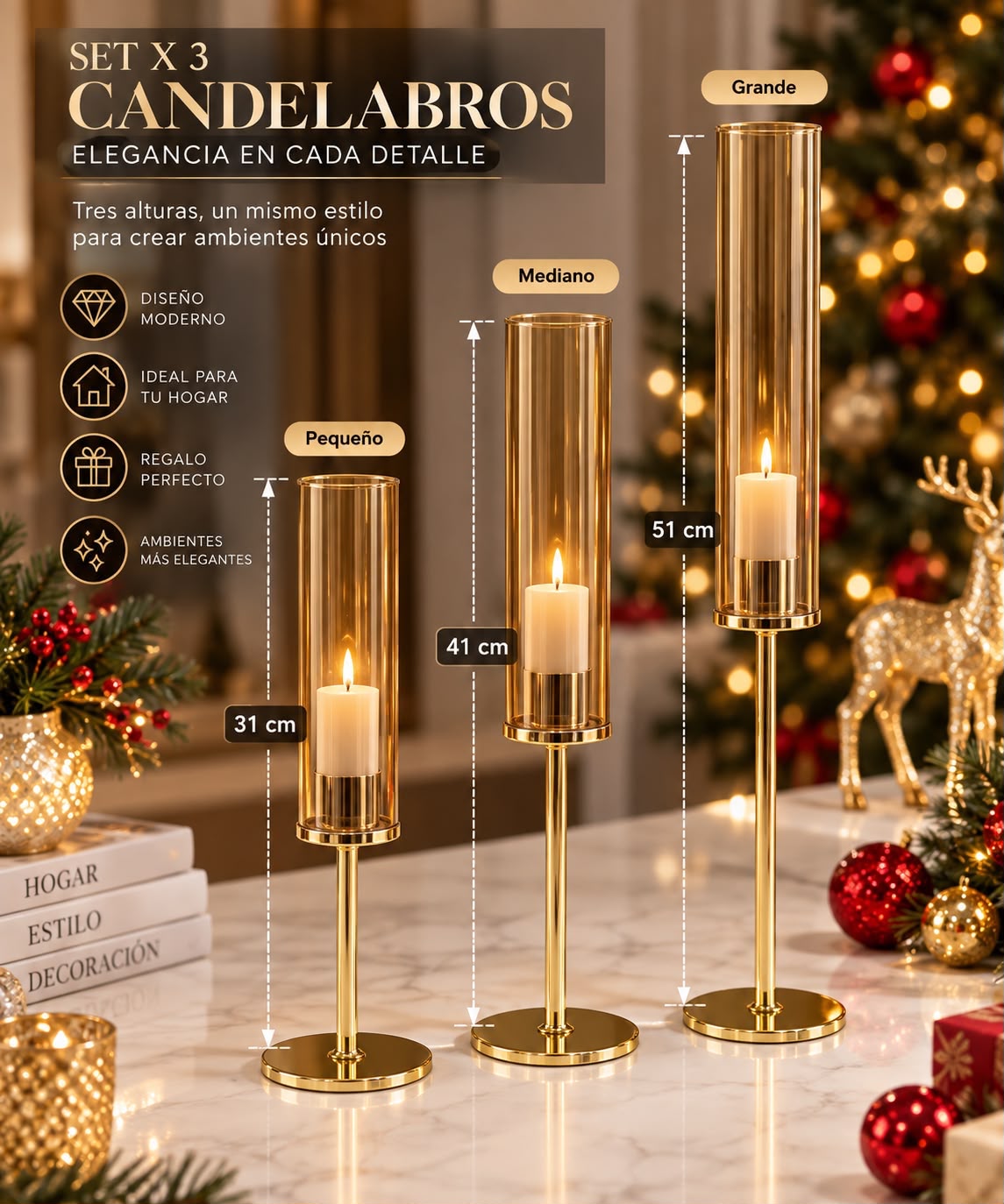 🕯️ CANDELABROS ELEGANHOME™