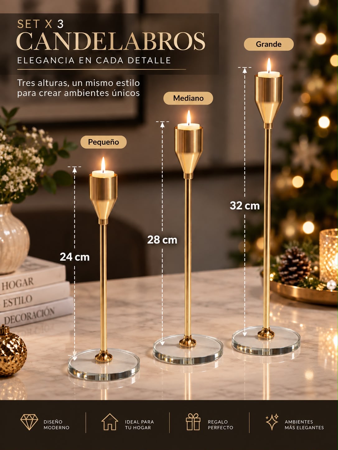 🕯️ CANDELABROS ELEGANHOME™