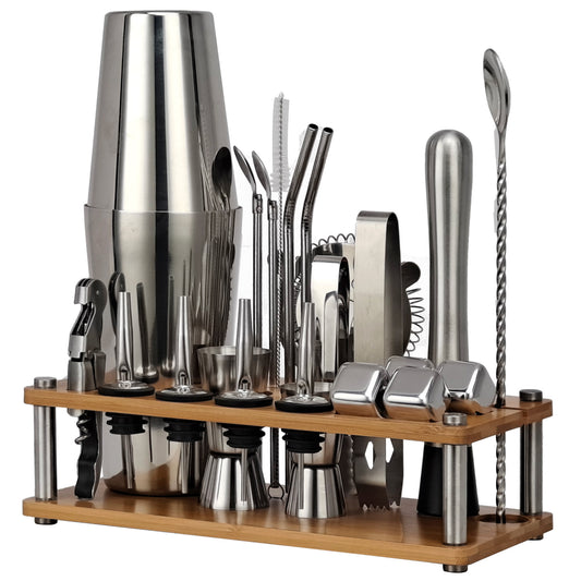 KIT DE COCTELERIA BARTENDER BOSTON PROFESIONAL 23 PIEZAS